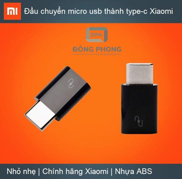 Đầu Chuyển Cổng Micro Usb Sang Type C Chính Hãng Xiaomi