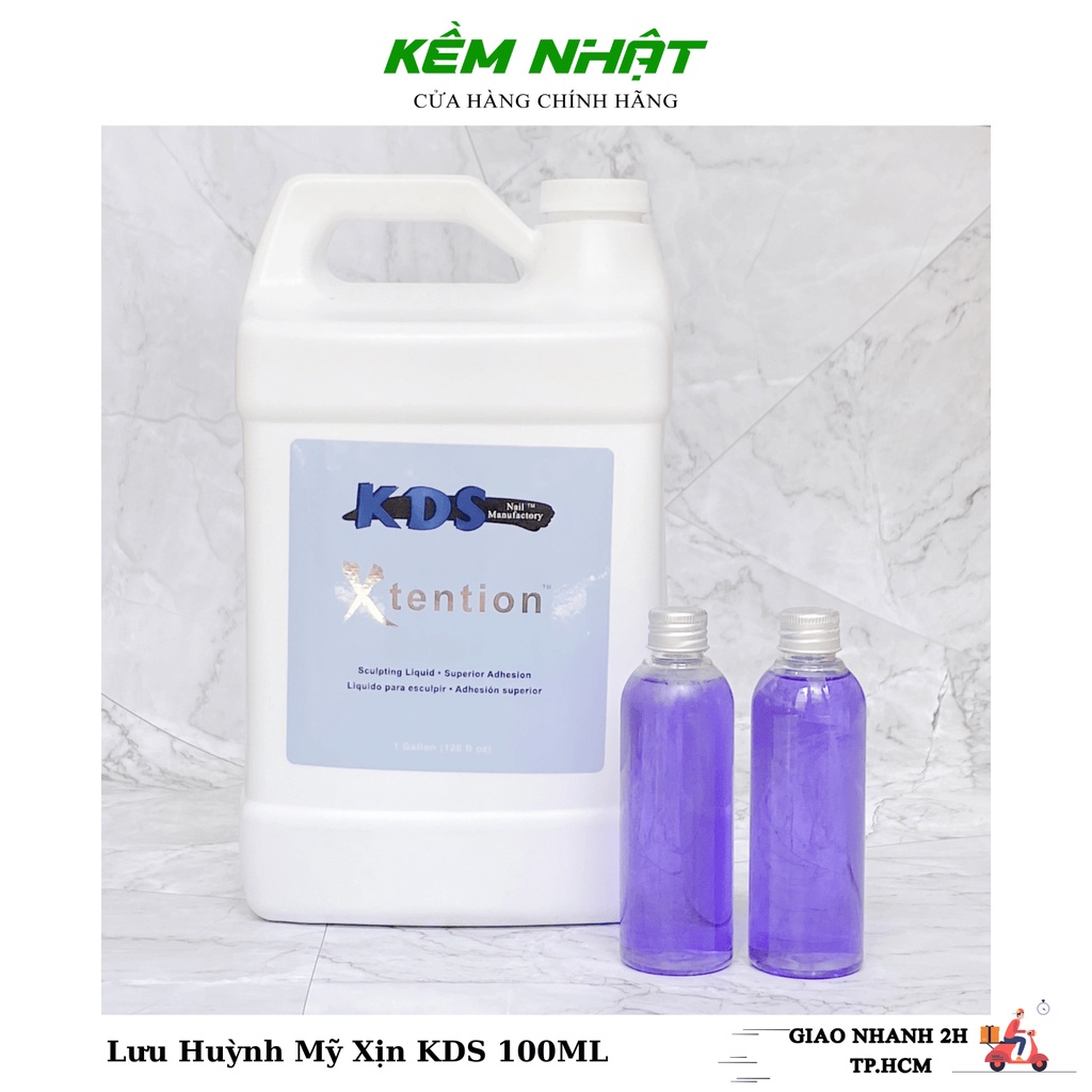 Lưu huỳnh tím đắp bột móng hàng mỹ xịn kds 100ml lâu khô