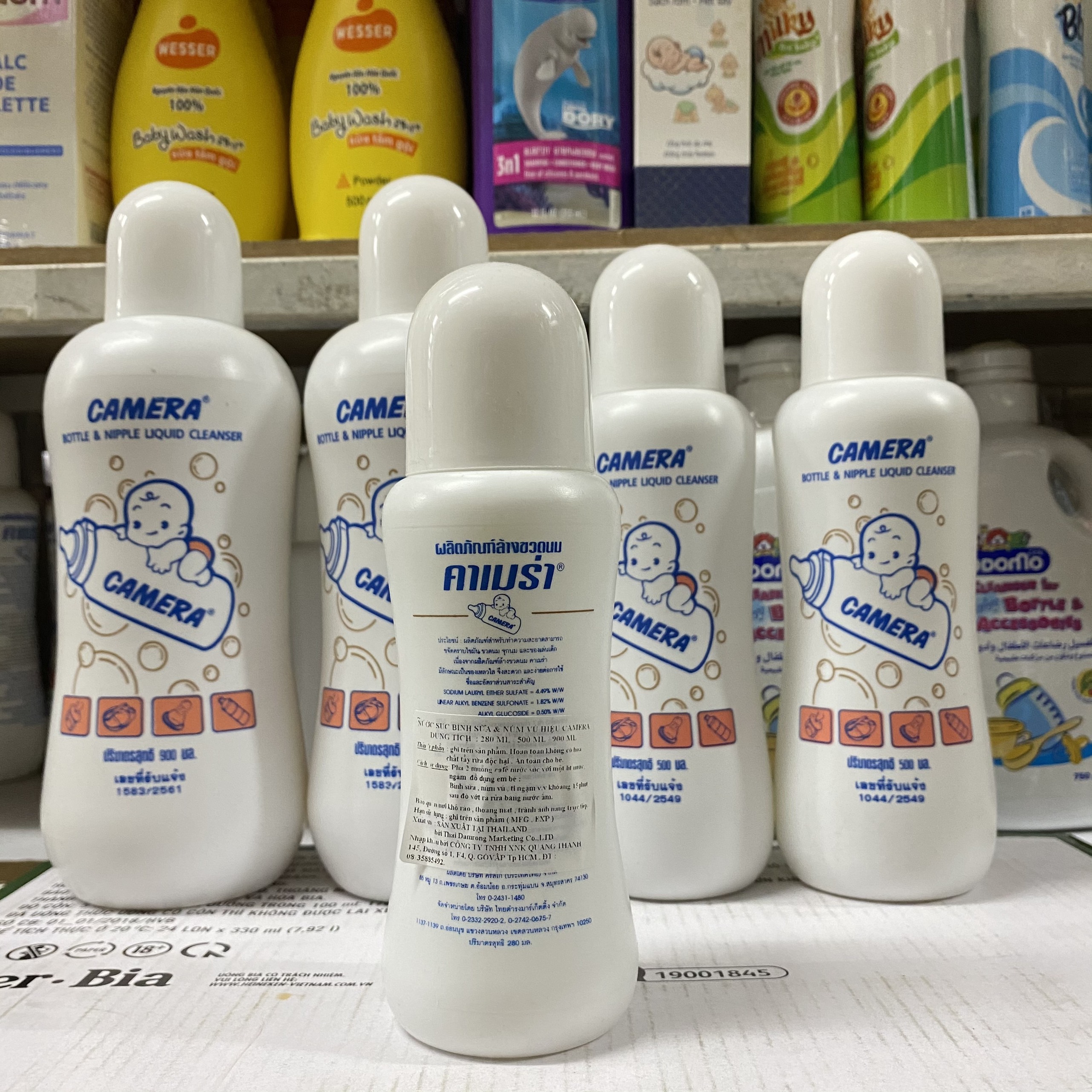 NƯỚC SÚC BÌNH SỮA CAMERA 900ML-500ML-250ML