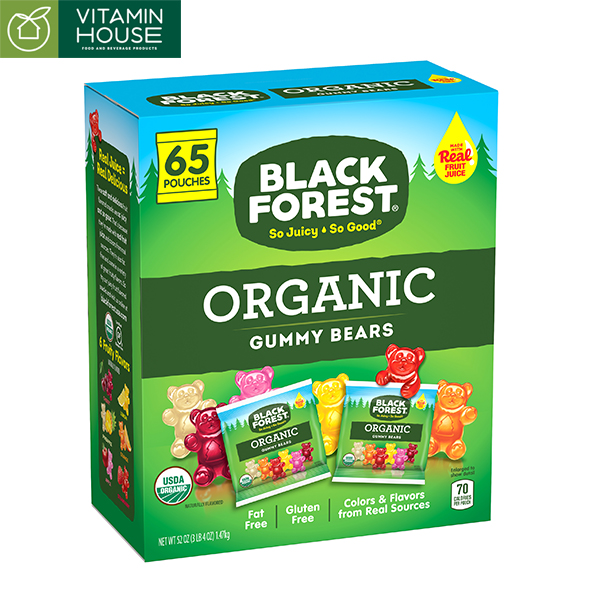 Thùng Kẹo dẻo gấu Black Forest Gummy bear 23g