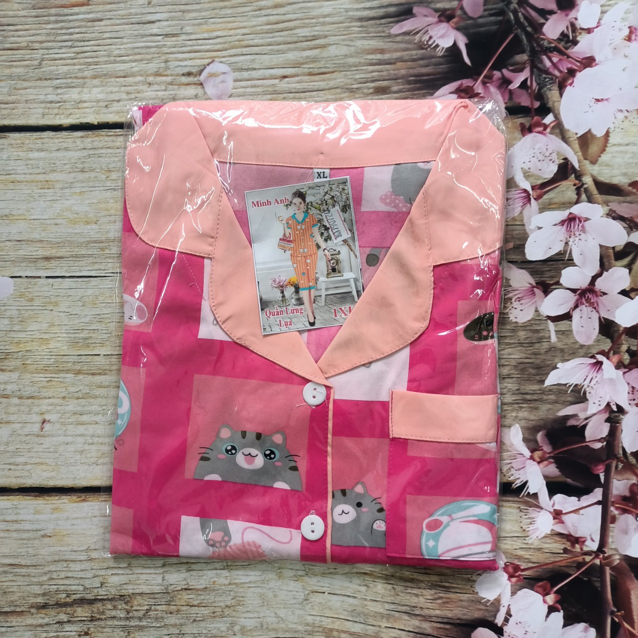 BỘ LỬNG PIJAMA VẢI LỤA SIÊU MÁT MÙA HÈ