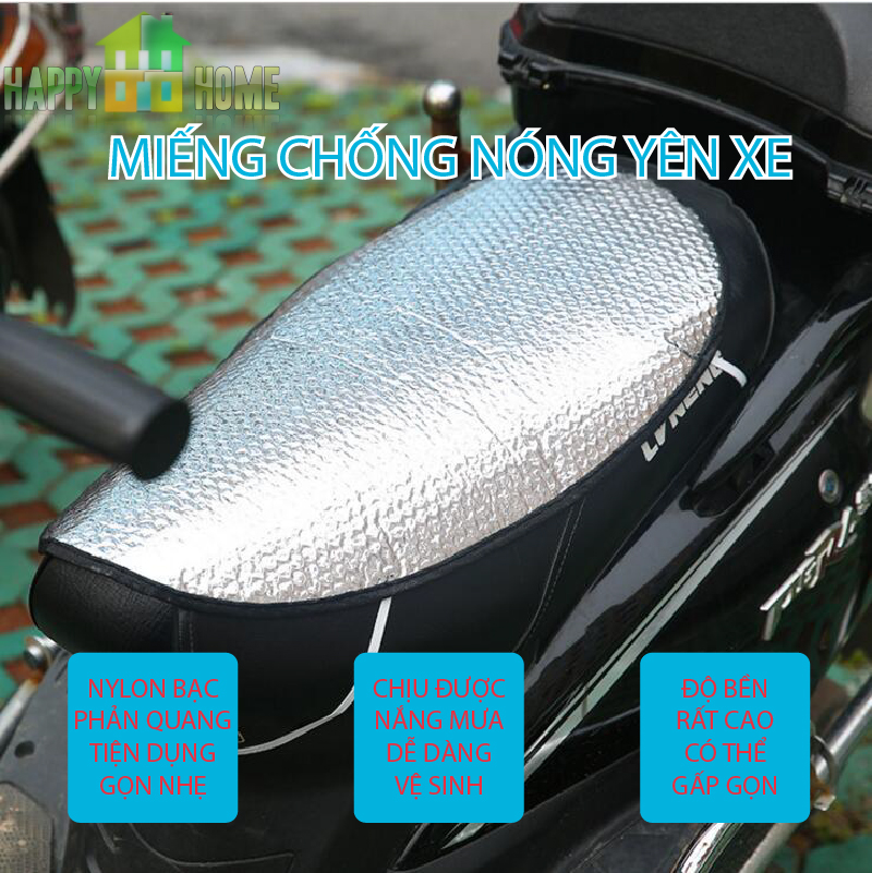 Tấm bạc che yên xe máy kích thước lớn