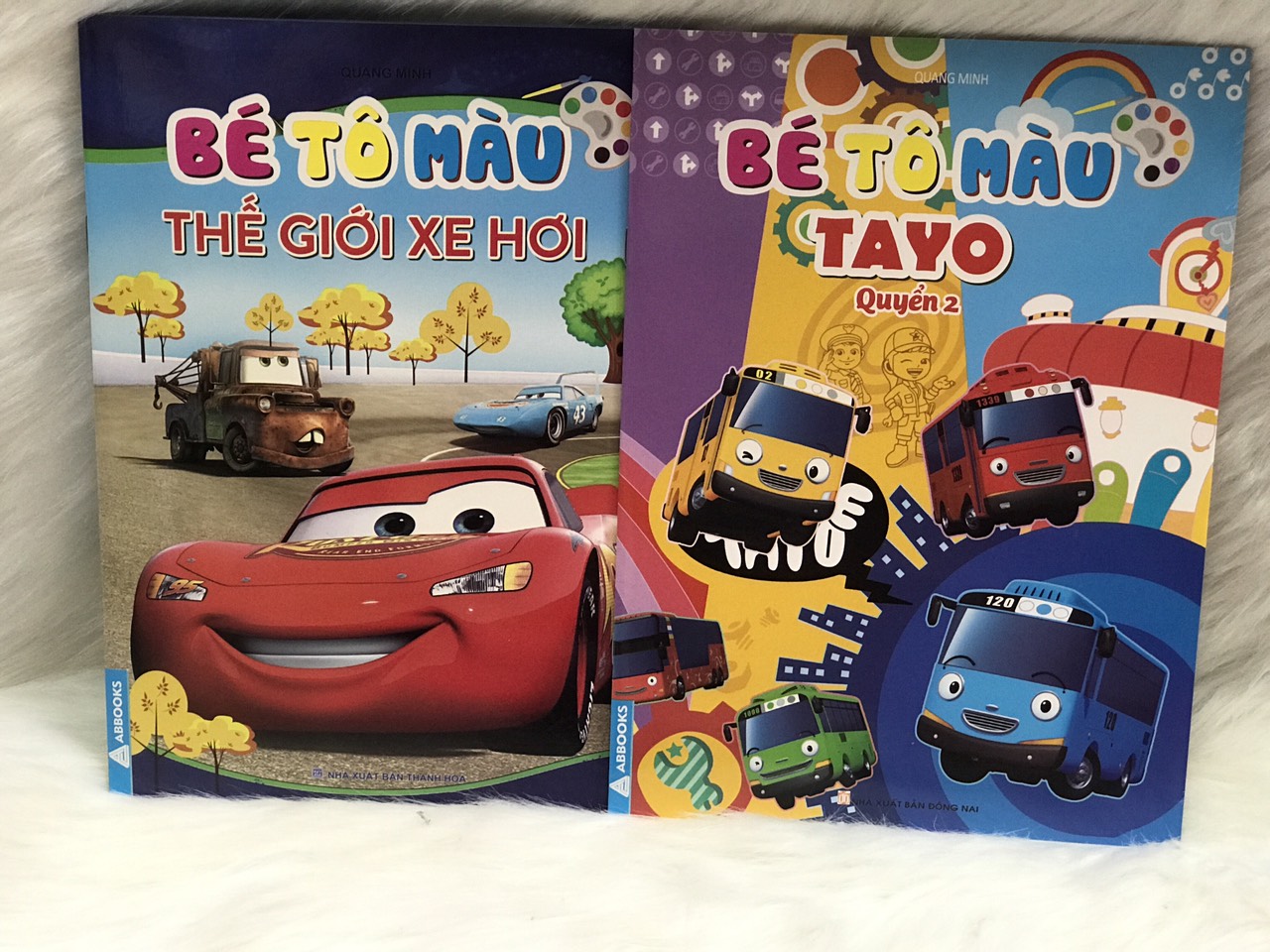 COMBO BÉ TÔ MÀU TAYO 4 QUYỂN
