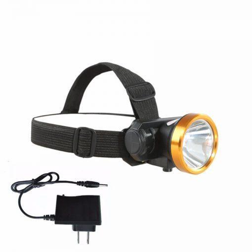 Đèn pin đội đầu sạc điện 1 đèn led siêu sáng 50w
