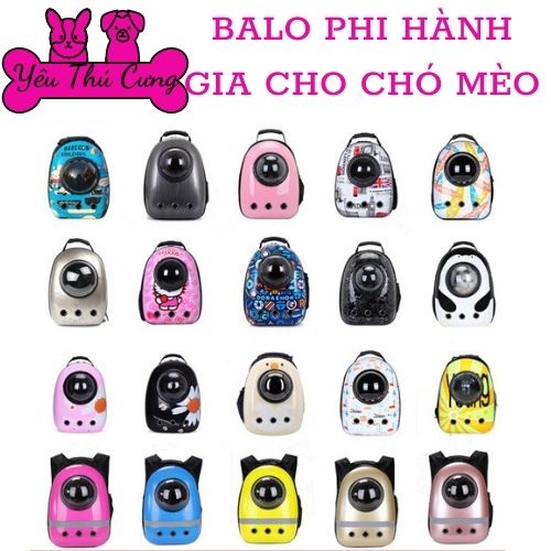 Balo phi hành gia cho chó mèo-YÊU THÚ CƯNG