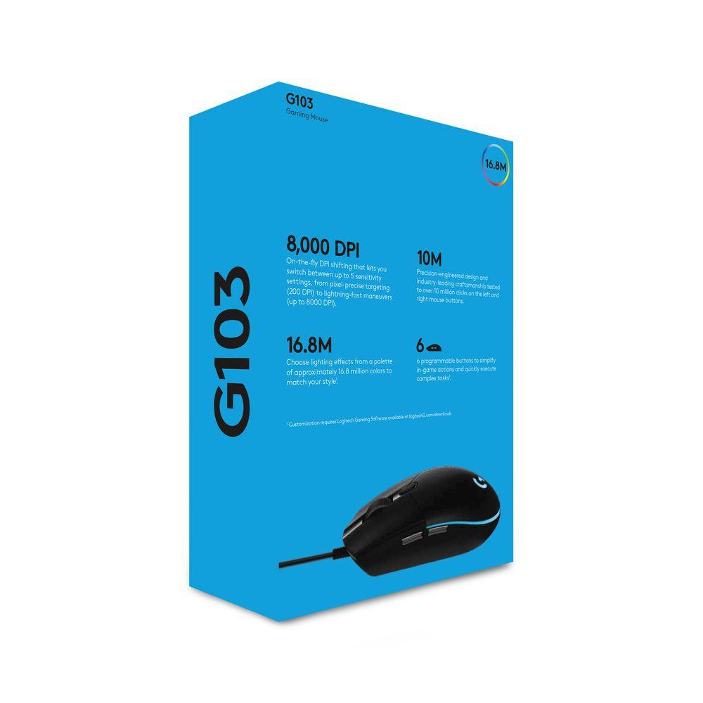 Chuột game Logitech G102 (G103) , G102 gen 2 Lightsync