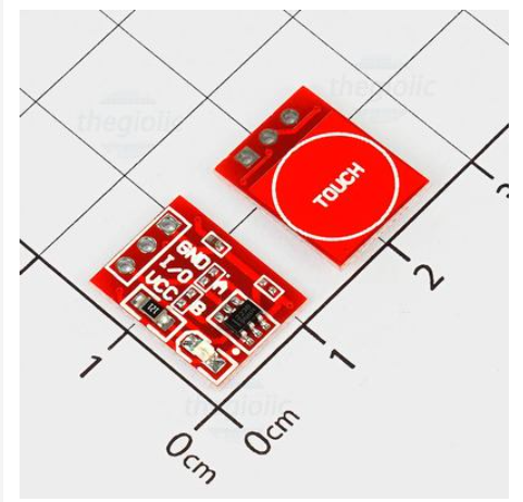 Bàn phím cảm ứng, bàn phím cảm ứng điện dung TTP223 1 nút touch