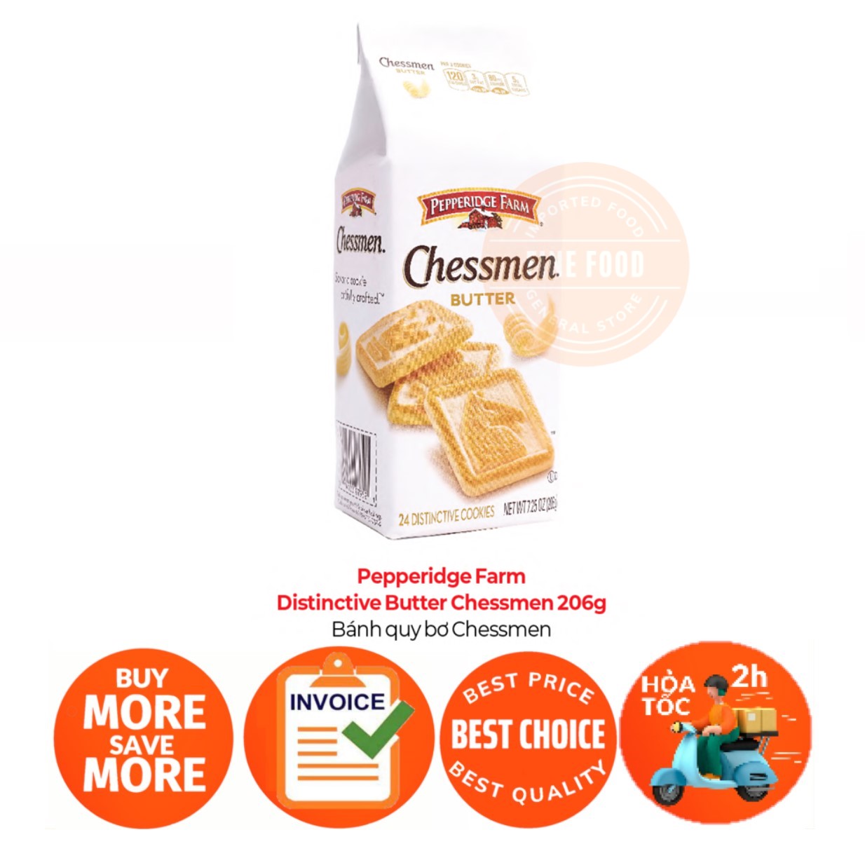 Bánh Quy Pepperidge Farm Chessmen, Verona Strawberry, Milano Dark Chocolate, Double Chocolate