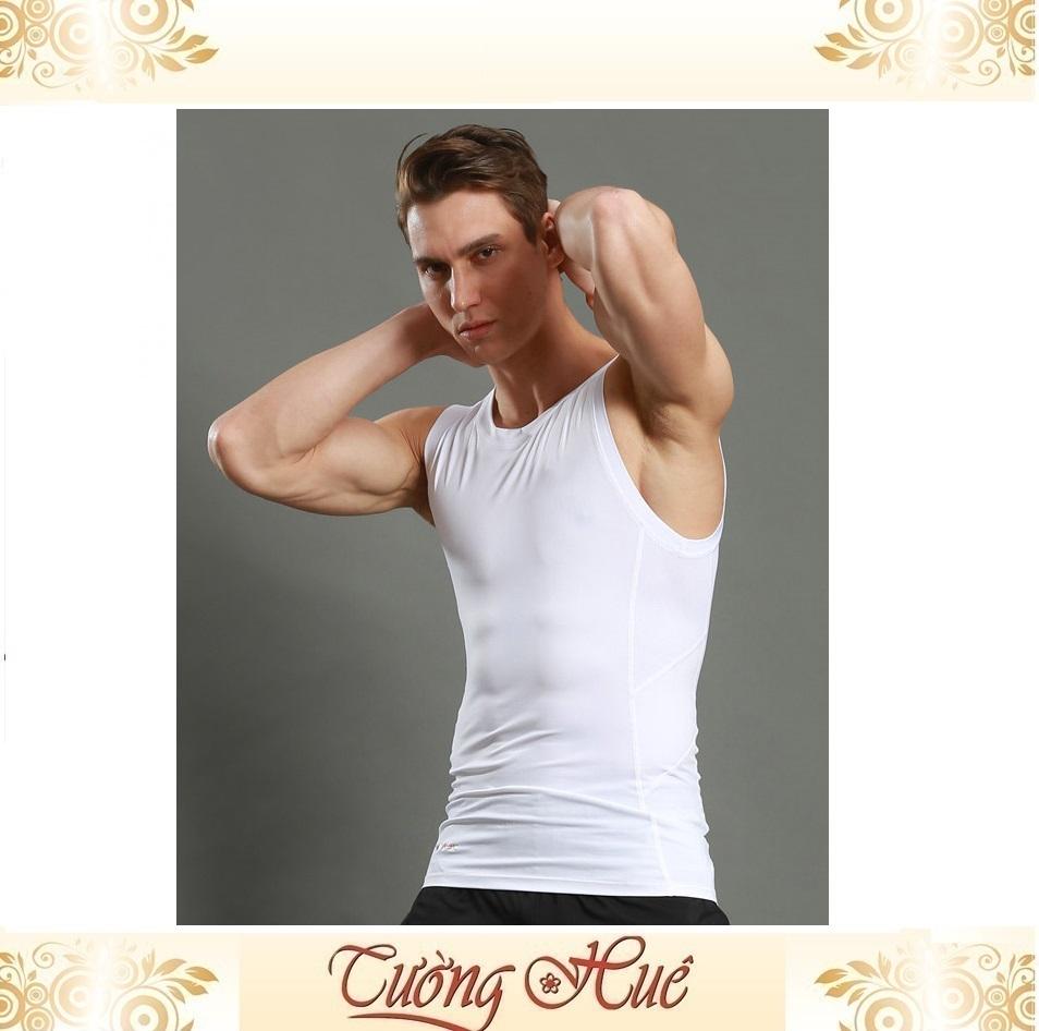Áo lót nam G-Mark Gunze 5019 (áo không tay size S -M -L -XL) màu trắng.