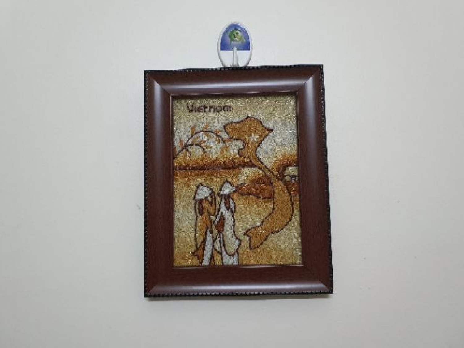 Tranh gạo lưu niệm (20cm×25cm)