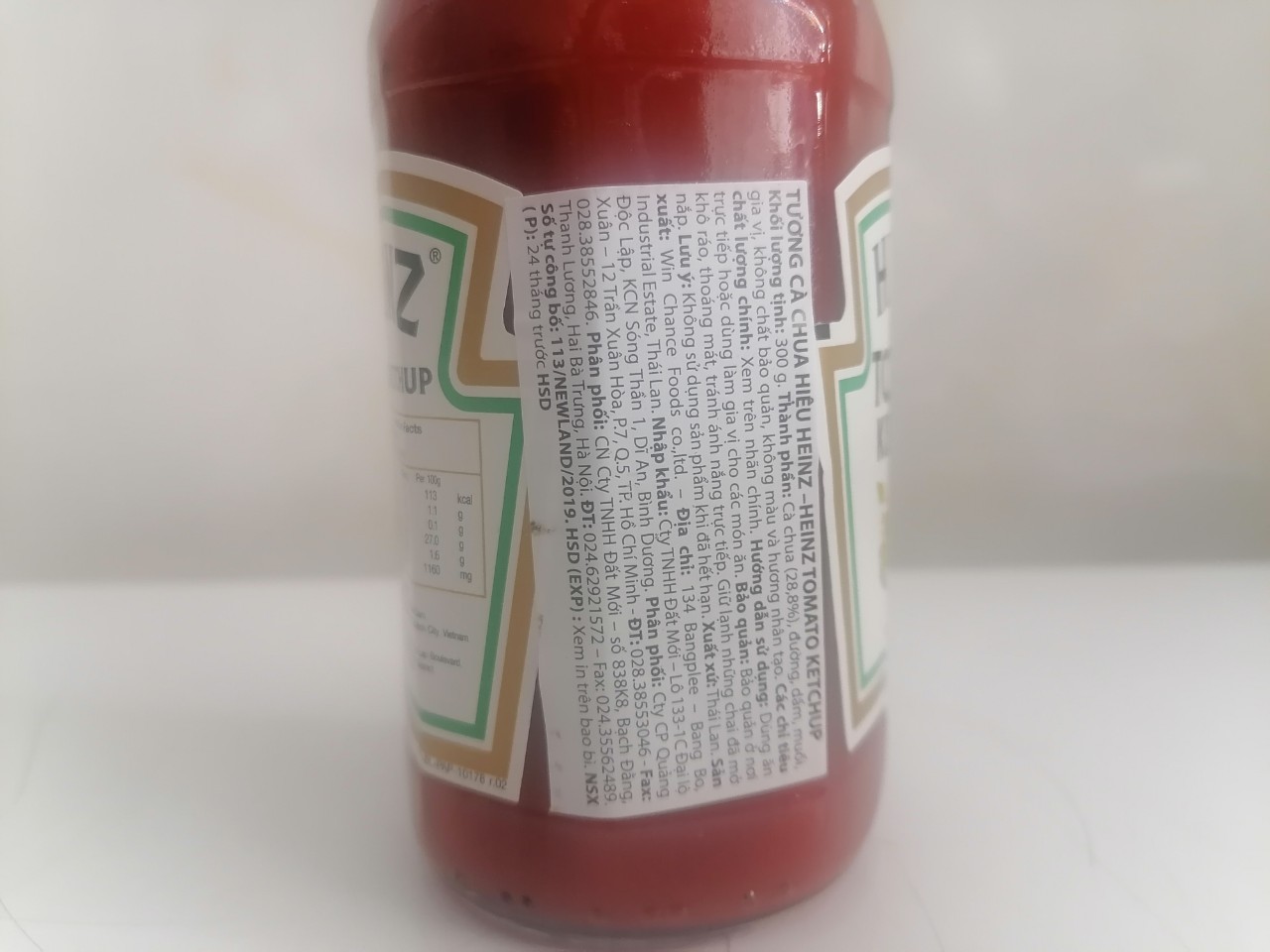 [Chai TT 300g] TƯƠNG CÀ CHUA [Thailand] HEINZ Tomato Ketchup (dmi-hk)