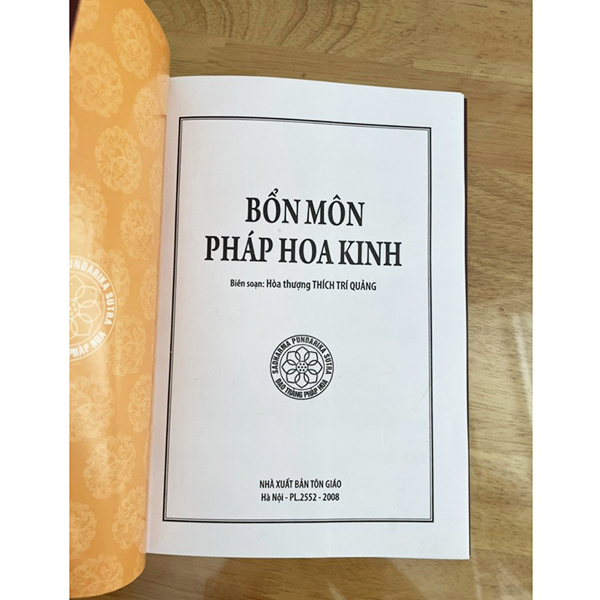 Sách - Bổn Môn Pháp Hoa Kinh ( HT. Thích Trí Quảng )