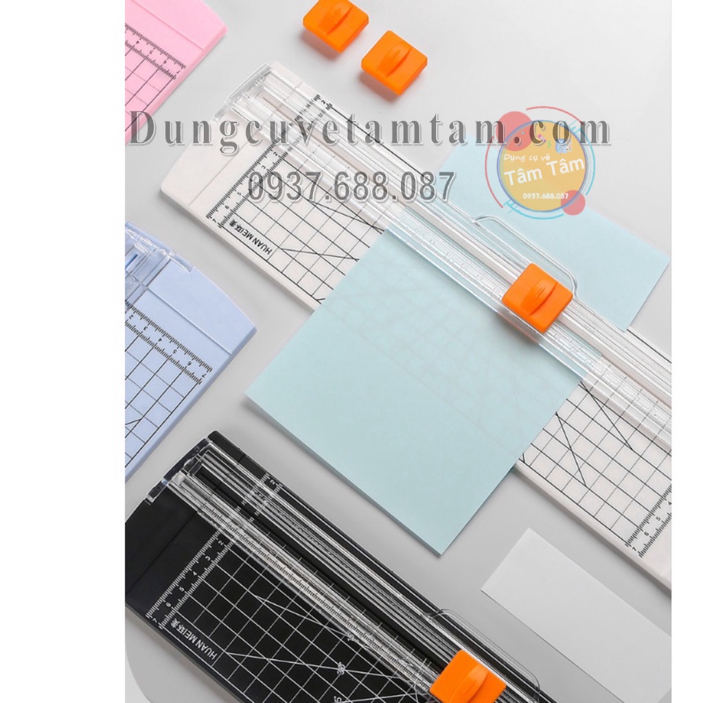 Bàn Cắt Giấy Mini Khổ A4 Cắt Được Giấy A4 dọc, A5 - VPP - VPP