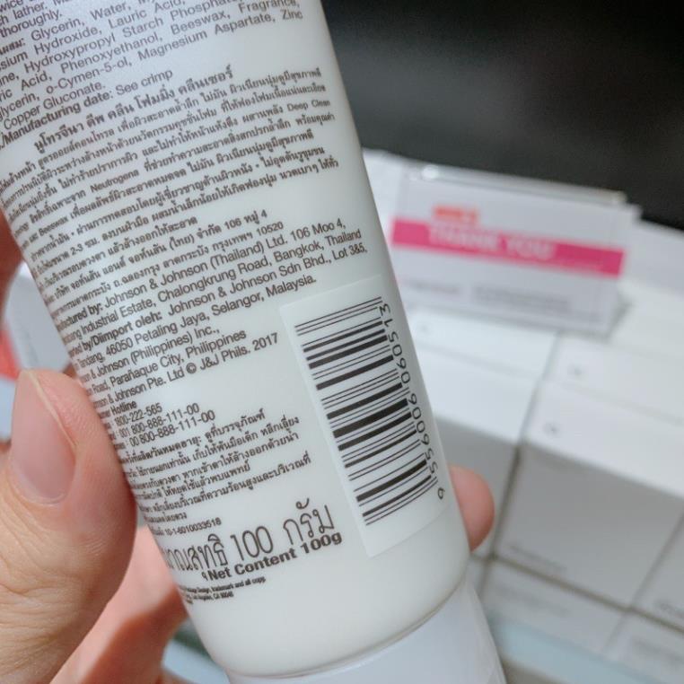 [THÁI LAN] Sữa rửa mặt Neutrogena Deep Clean Foaming Cleanser ( 100g )