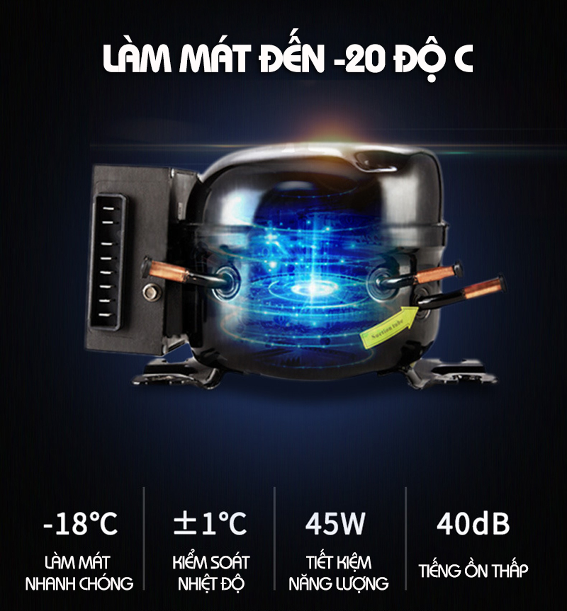 Tủ Lạnh Mini Alpicool C9/C25/C30/C40/C50/C75 Dành Cho Ô Tô