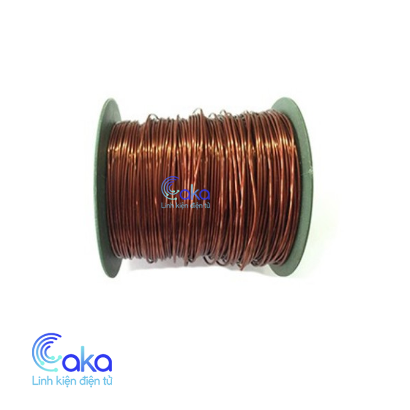 Cuộn Dây đồng 0.3mm 100g bọc cách điện