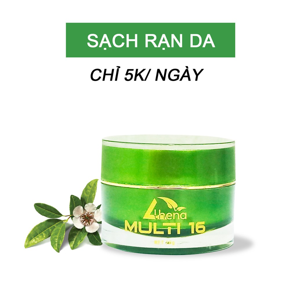 Combo3 kem trị rạn Multi 16 Athena, Chống rạn da mẹ bầu (hũ 20g) [CHÍNH HÃNG]