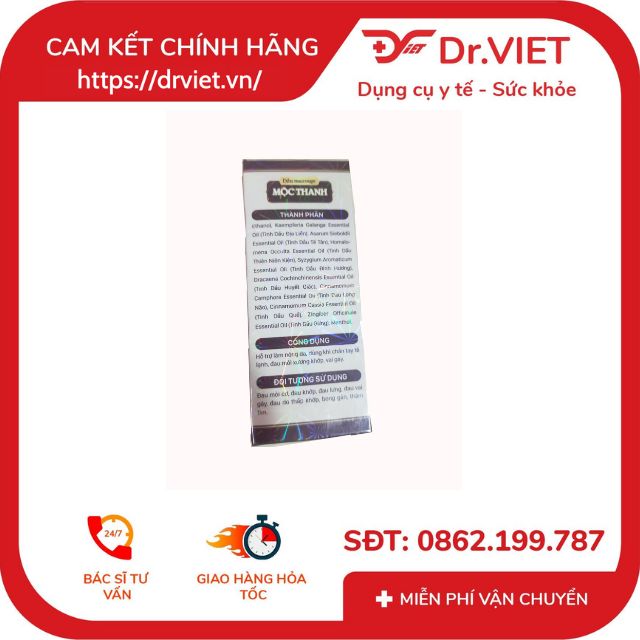 Moc Thanh massage oil