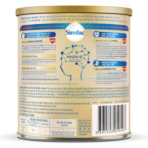 Sữa Similac 5G số 2 400g (6-12 tháng)
