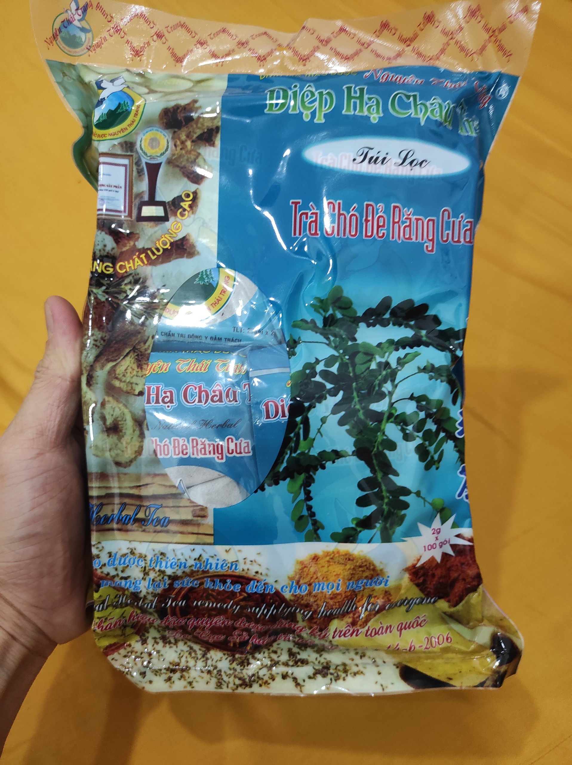 TRÀ DIỆP HẠ CHÂU GIẢI ĐỘC GAN 100 GÓI