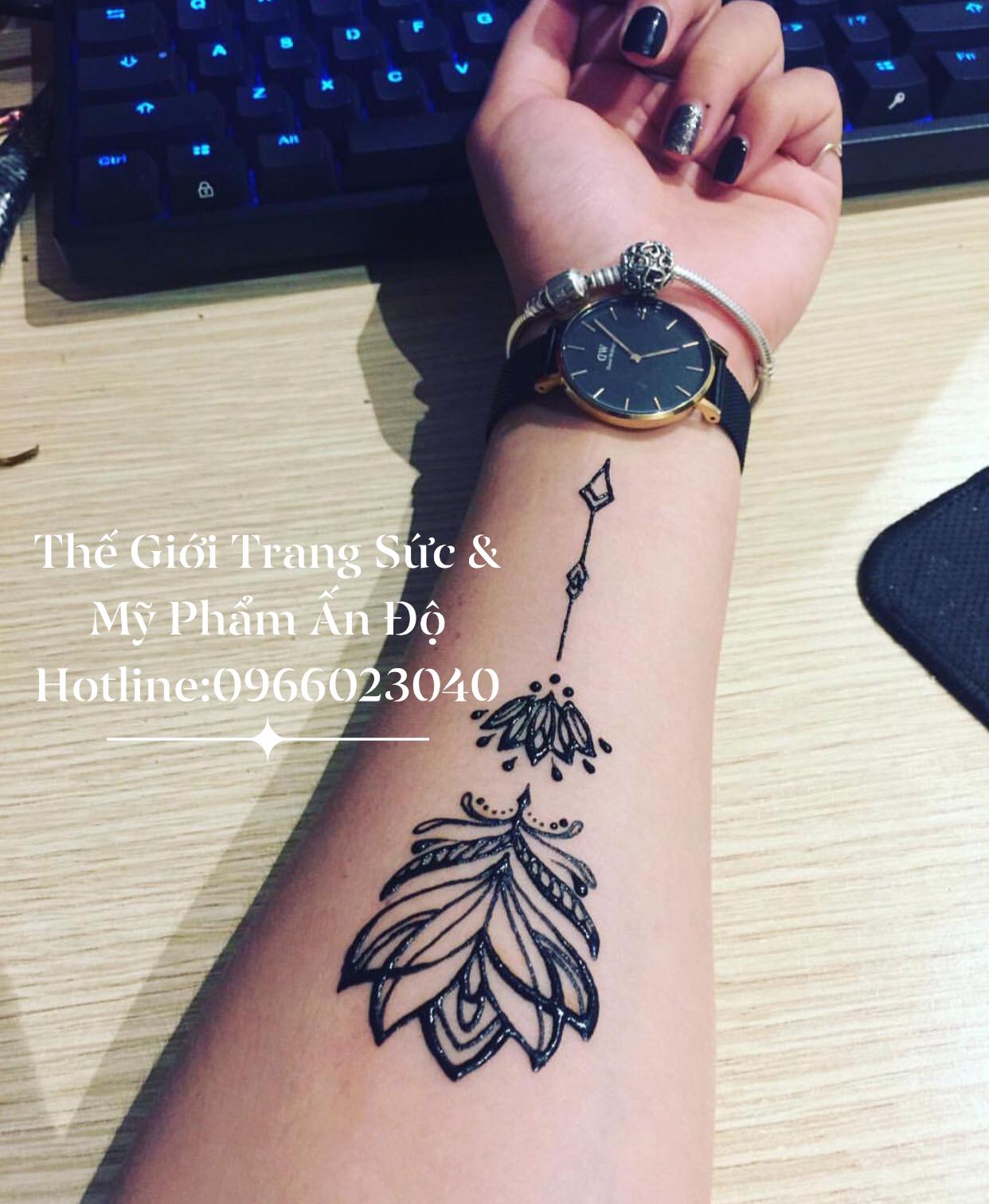 [HCM]Mực Vẽ Henna Ấn Độ
