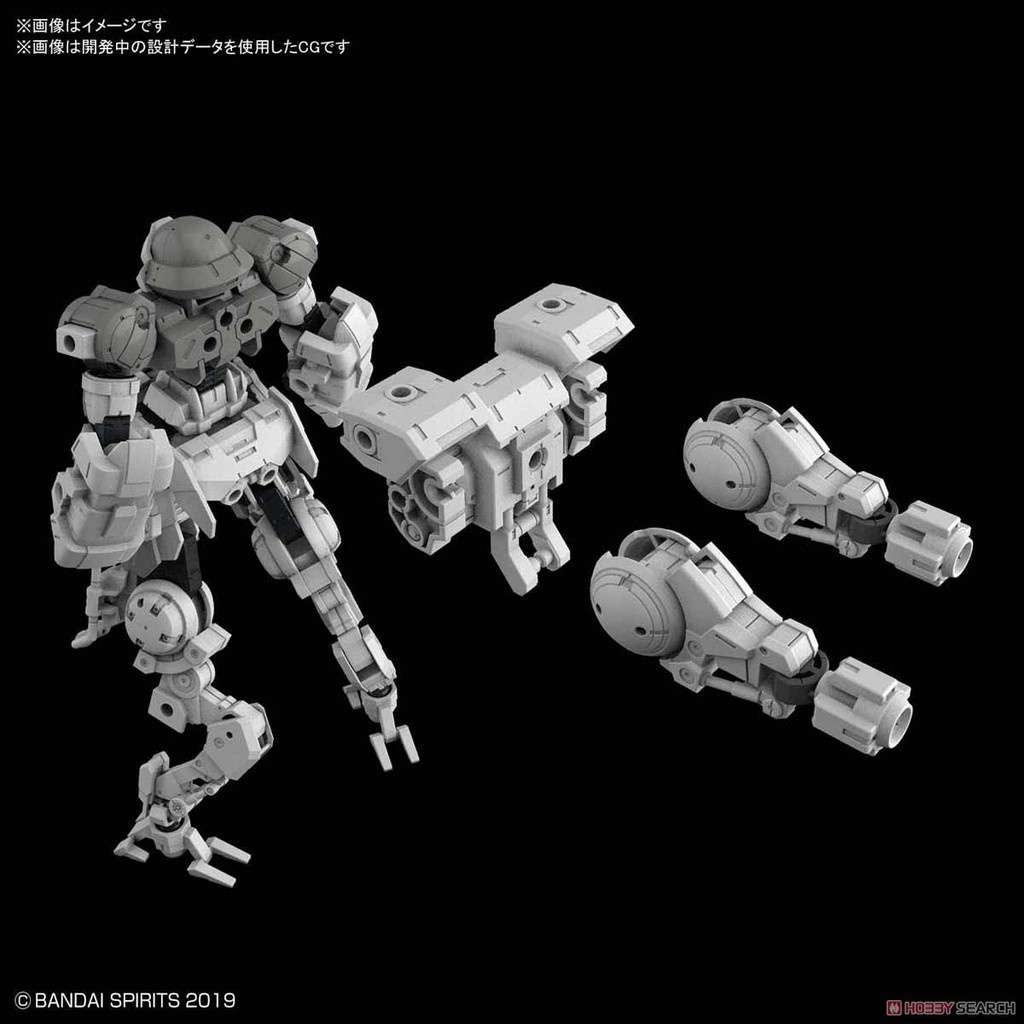 Mô Hình Lắp ráp Bandai 30MM bEXM-15 Portanova - Space Type - Gray