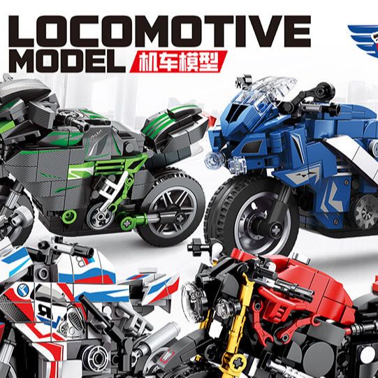 Lego lắp ráp xe đua cho bé