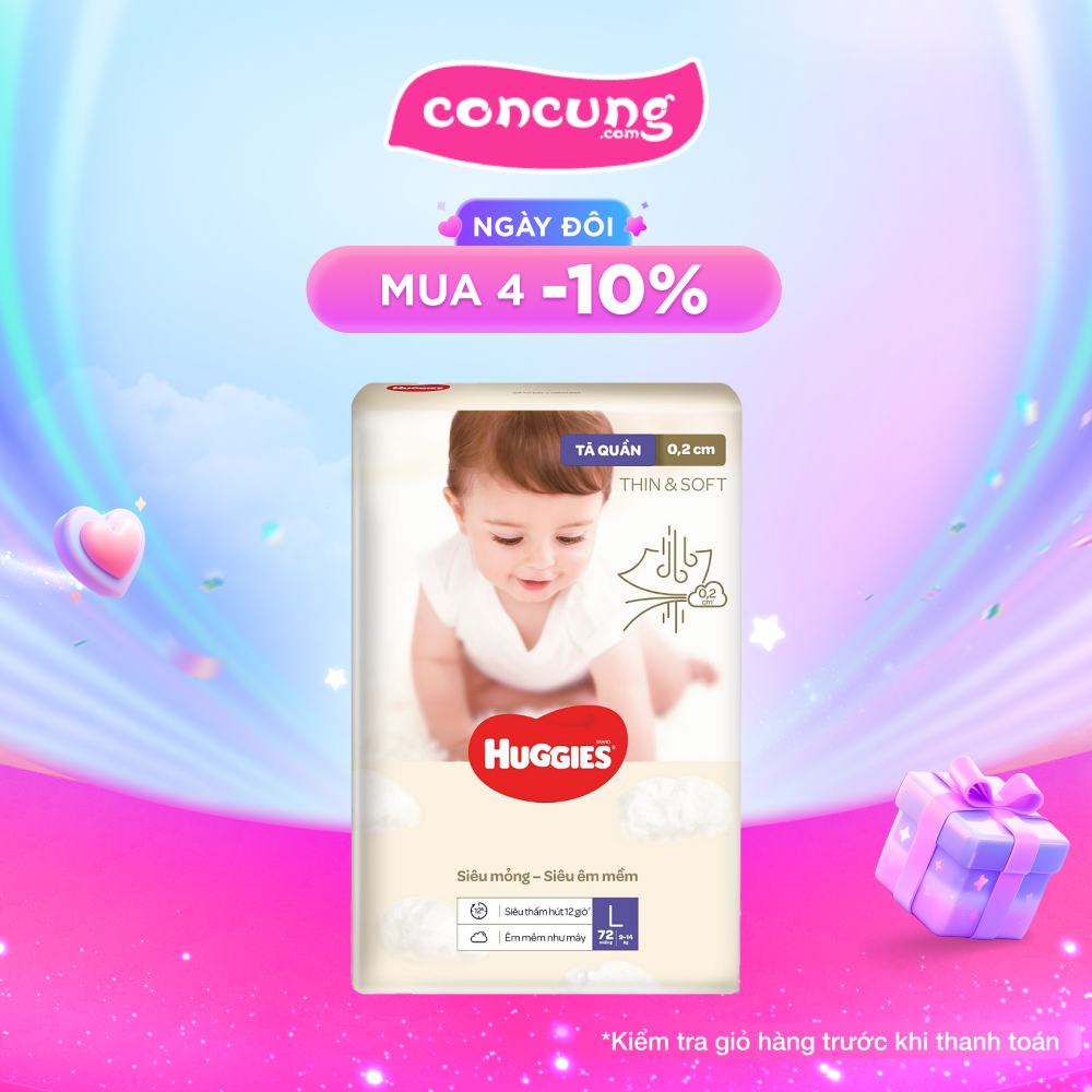 Tã quần Huggies Thin & Soft