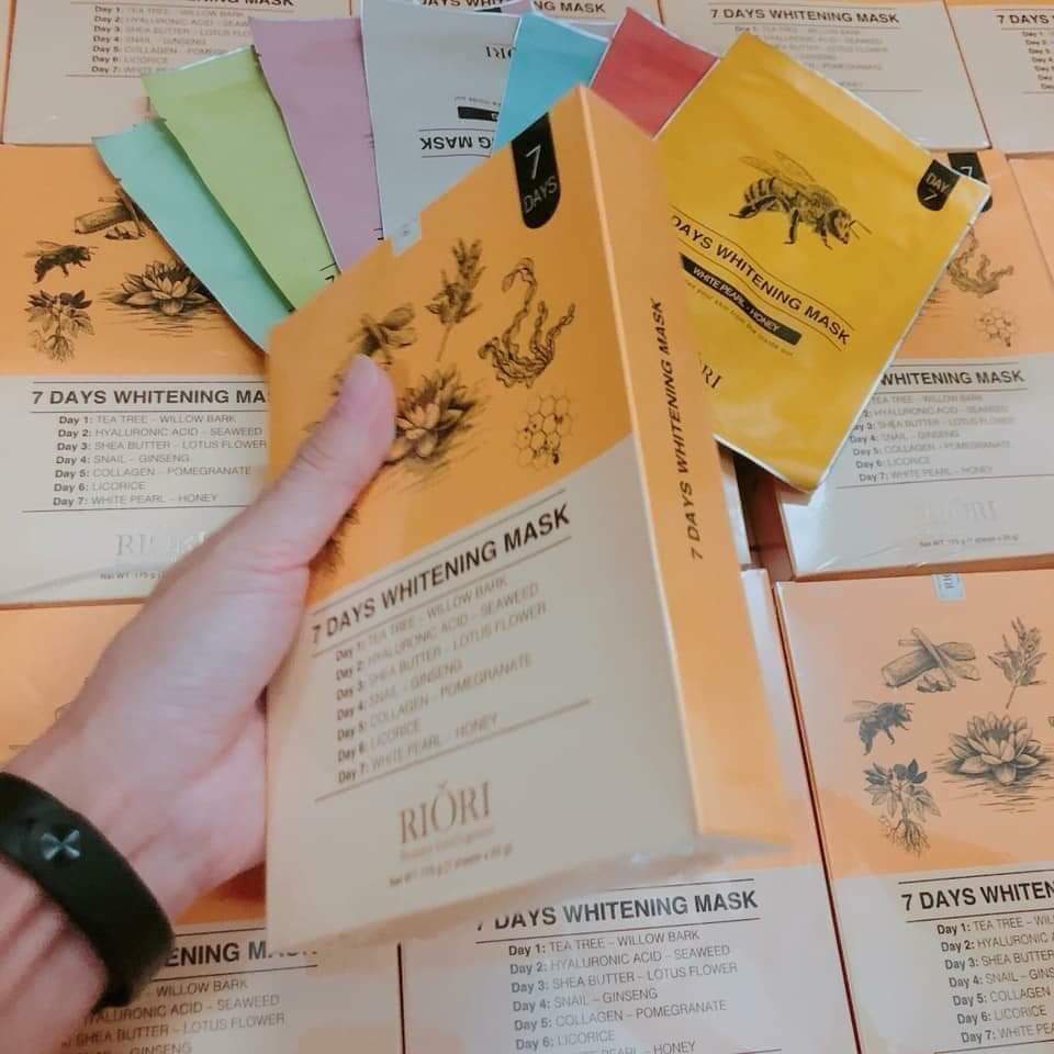Mặt nạ 7 ngày Riori - hộp 7 miếng