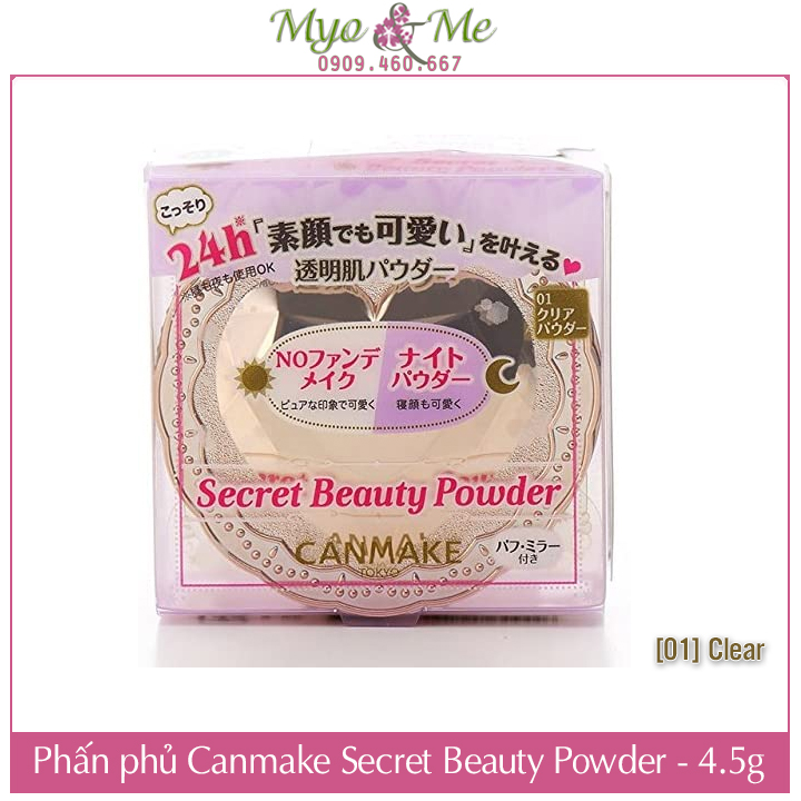 Phấn phủ dưỡng da Canmake Secret Beauty Powder 4.5g