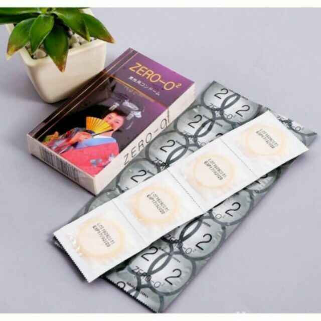 [GIÁ SỈ] Bao Cao Su Nhật Bản Zero O2 Siêu Mỏng Hộp 12 BCS