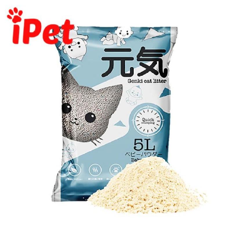 Cát Vệ Sinh Nhật Genki Cho Mèo - 5L - iPet Shop