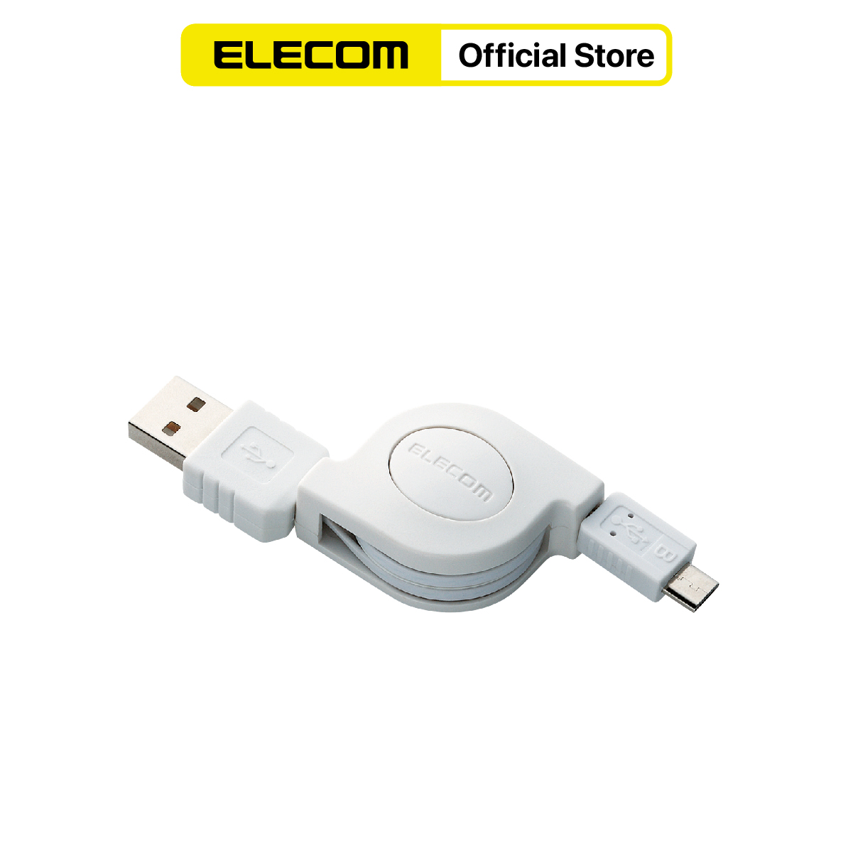Dây cáp cuộn microUSB (A-microB) ELECOM MPA-AMBIRLC08 - Hàng chính hãng