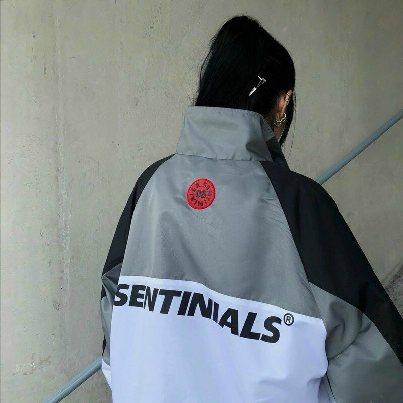 ÁO KHOÁC DÙ NỮ CHUẨN FORM UNISEX SENTINIALS CỔ TRỤ FORM BASIC