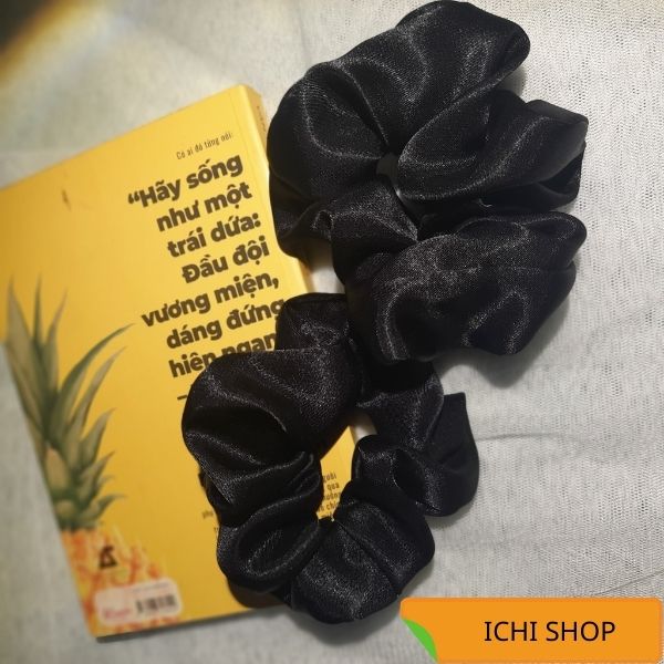 Dây buộc tóc bằng lụa phong cách tiểu thư