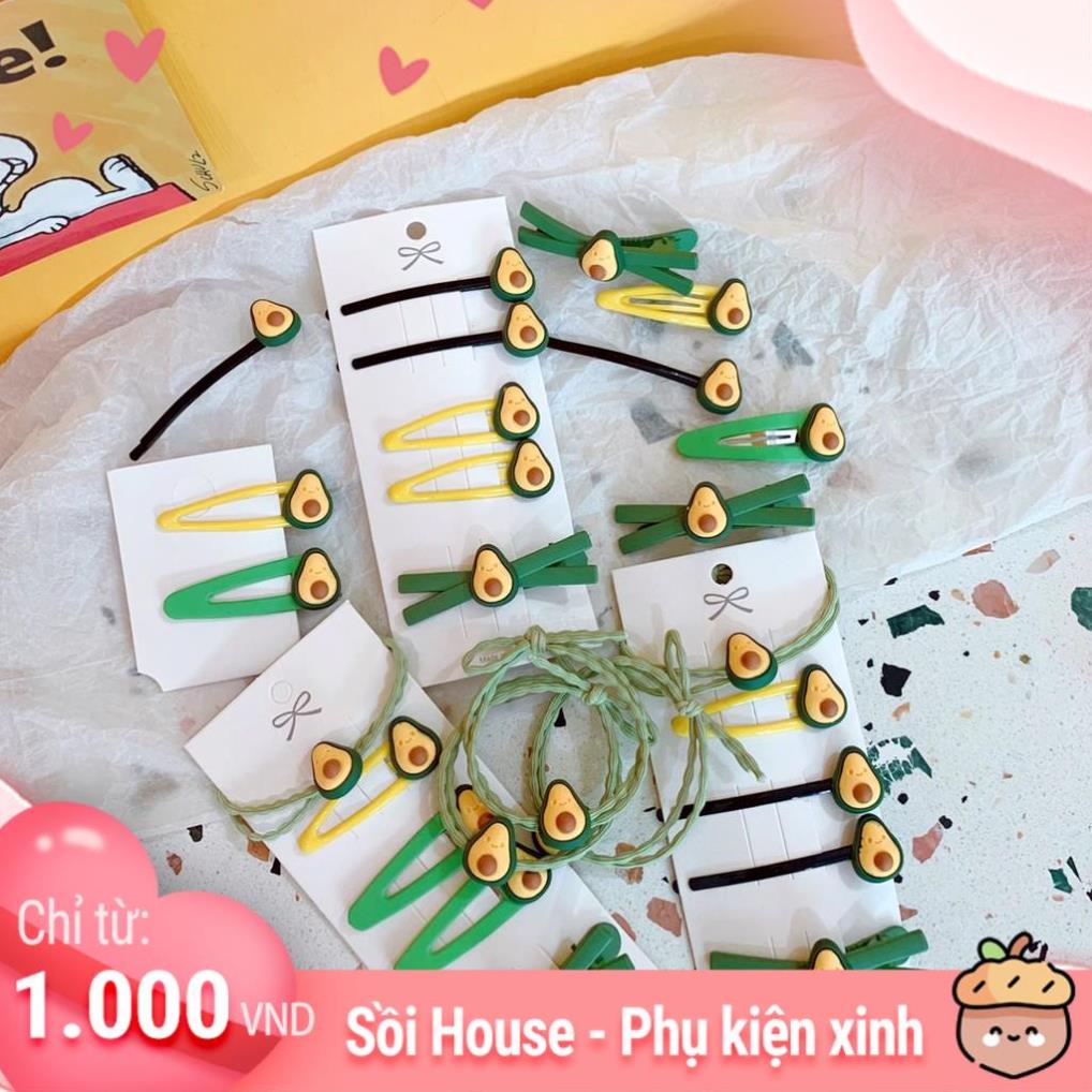 Phụ kiện tóc trái bơ dễ thương HOT TREND