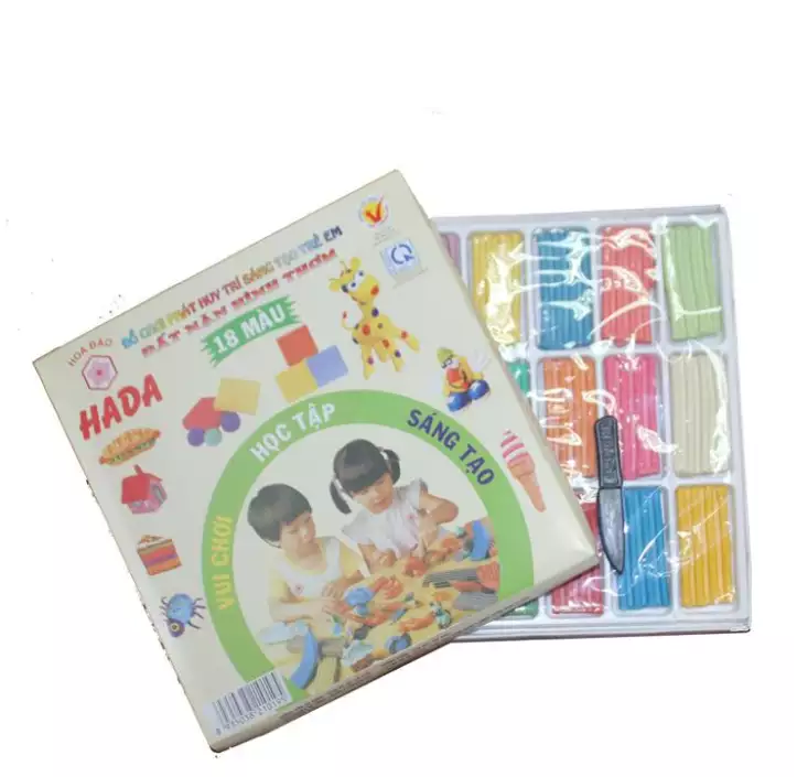 [HCM]Đất sét thơm nặn hình - 18 màu