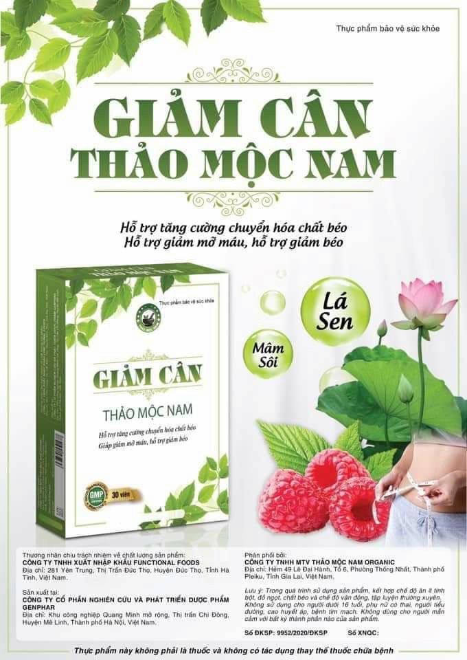 GIẢM CÂN THẢO MỘC NAM.