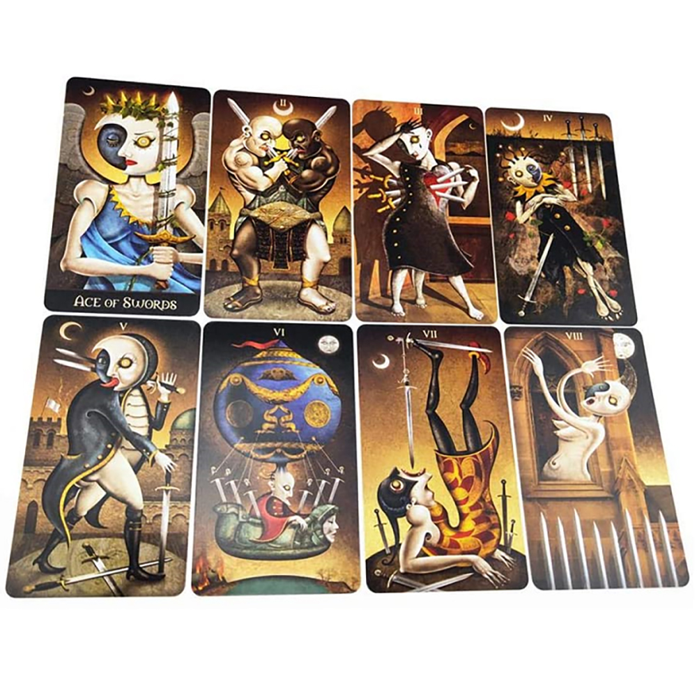 [Size Gốc] Bộ Bài Tarot Deviant Moon 78 Lá Bài Tặng Đá Thanh Tẩy