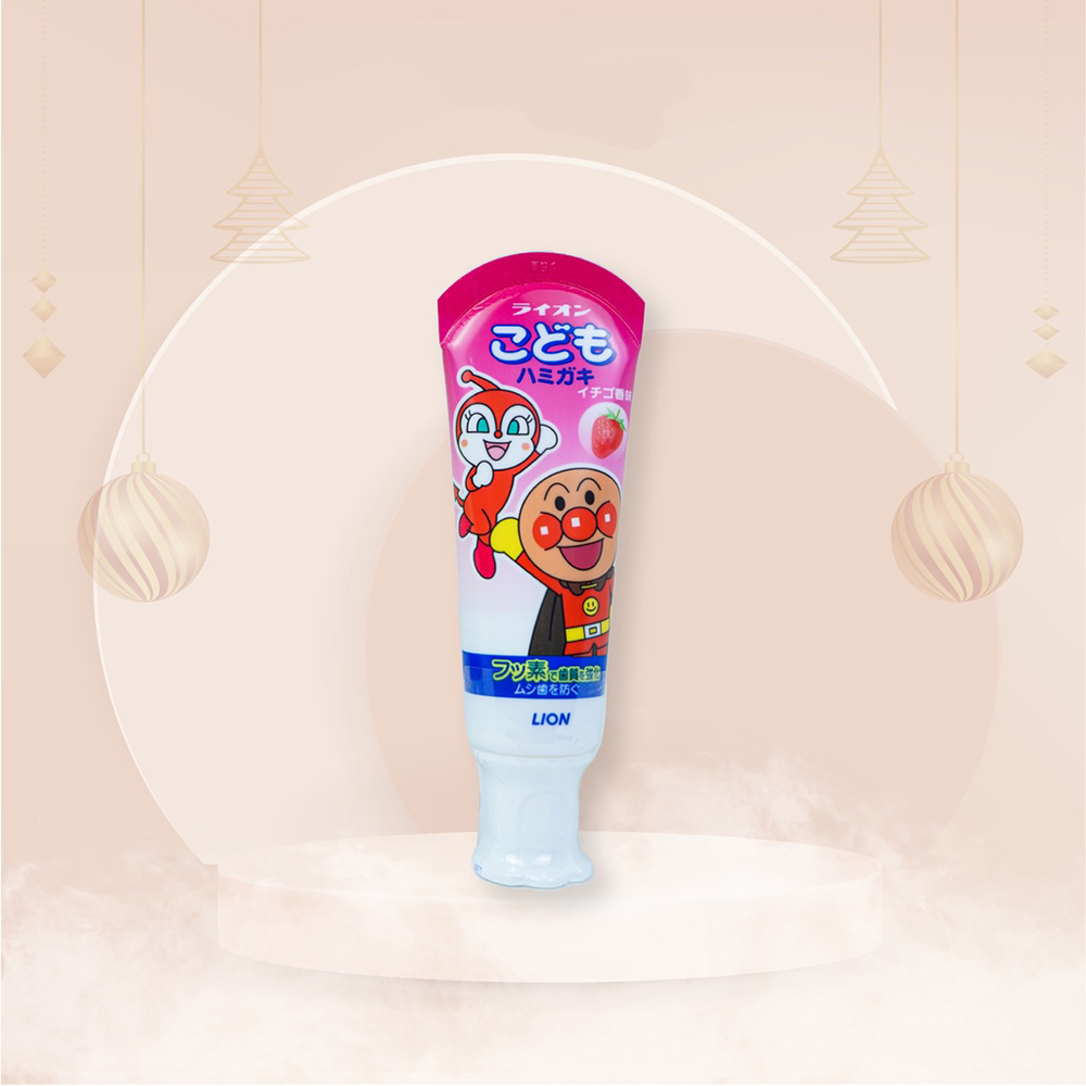 Kem đánh răng trẻ em nuốt được Lion