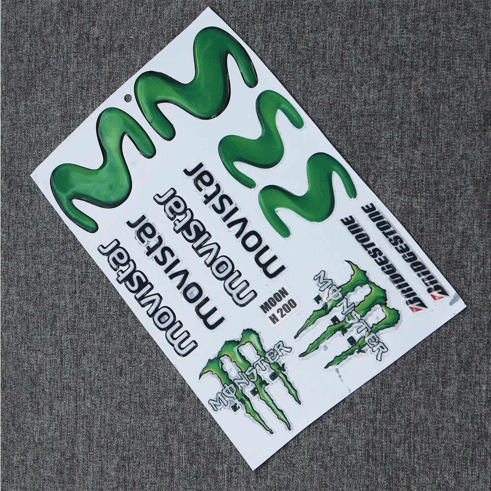 [HOT] Bộ TEM Nổi - LoGo MONSTER ENERGY - MOVISTAR cực ngầu