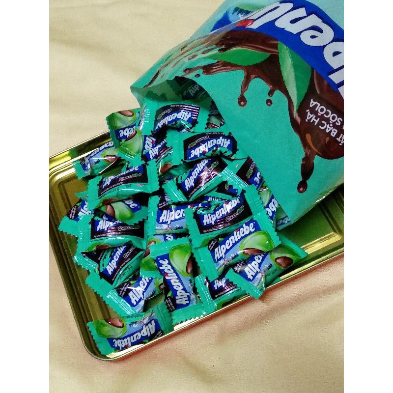 Kẹo Alpenliebe vị Bạc hà nhân Socola