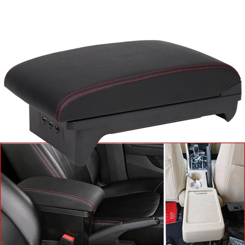 [Màu đen] Hộp Tỳ Tay Dùng Cho Xe Mitsubishi Xpander - 3 Cổng USB