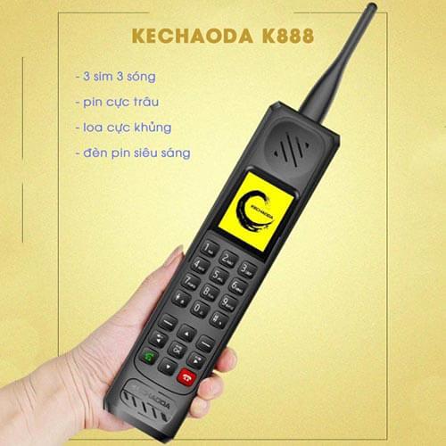 Điện thoại bộ đàm 3 sim siêu độc đáo Kechadoa 888