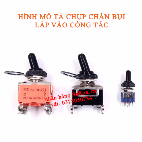 Công tắc ON-OFF-ON 125V/6A 3 chân 3 chế độ (nhiều lựa chọn khác)
