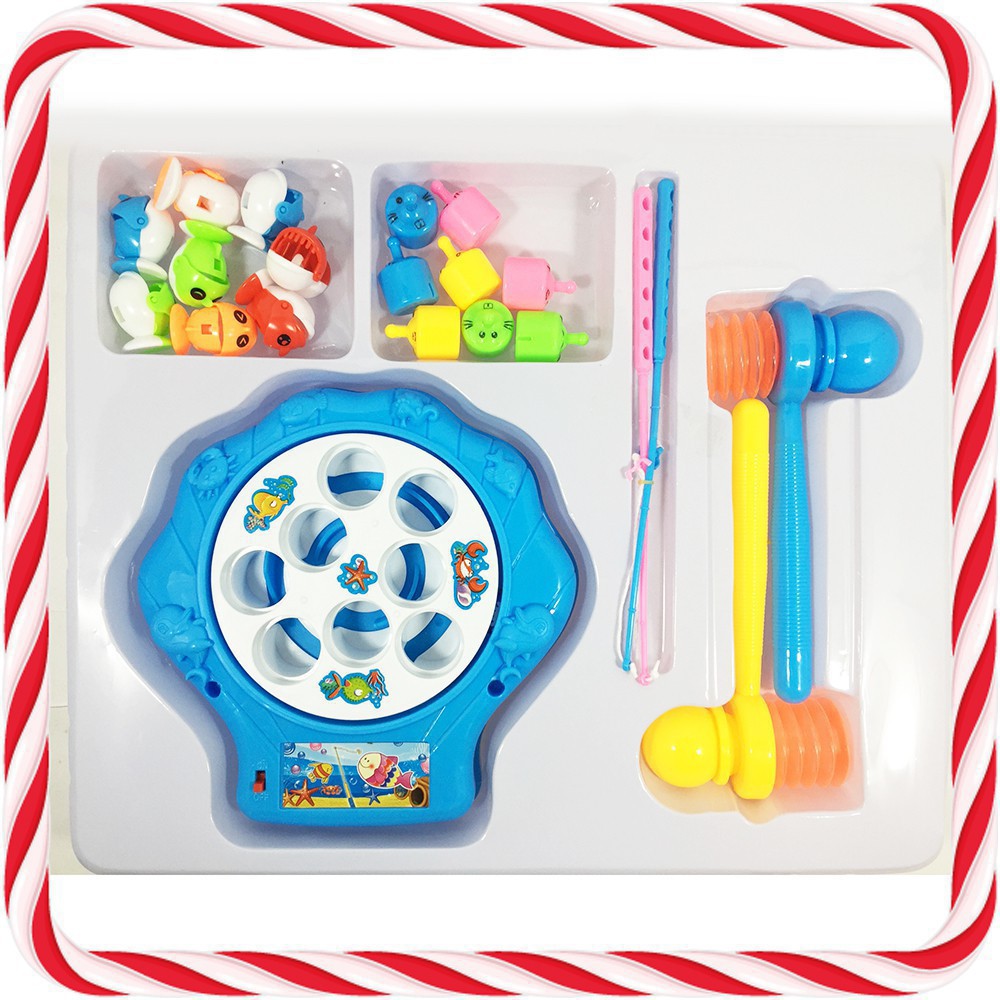 [HCM]Bộ đồ chơi câu cá đập chuột 2 trong 1 (không kèm pin)