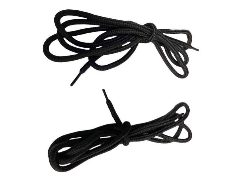 Dây Buộc Giày Derby,Sneaker Đen Tròn dài 1m4