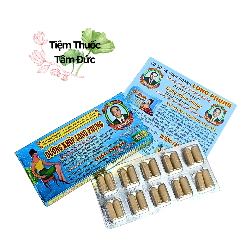 DƯỠNG  KHỚP LONG PHỤNG VIÊN NHỘNG-LONG PHỤNG NHỘNG-GIÚP B.Ổ CAN TH.ẬN-MẠNH GÂN CỐ.T-HỖ TRỢ PHONG TÊ THẤP