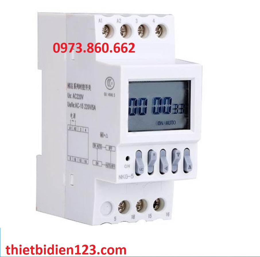 Combo ATS 2P 63A + Timer tháng (Đấu dây , cài đặt sẵn )