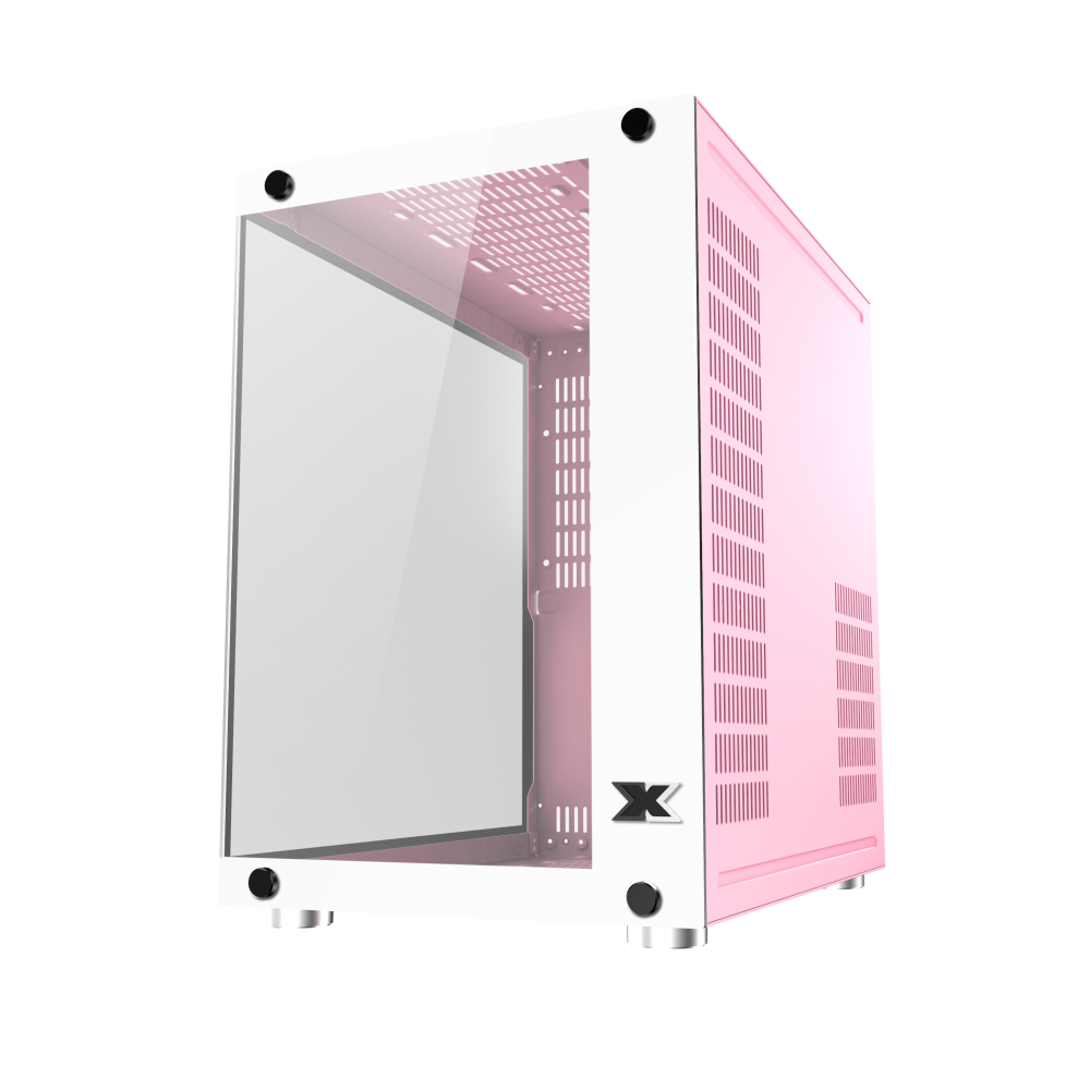 Vỏ Case Xigmatek Aquarius Plus QUEEN (Mid Tower/Màu Hồng)